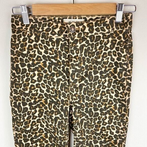 Free People Leopard Print Skinny Jeans - Picture 4 of 8
